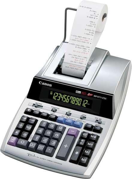 Canon MP1211-LTSC calcolatrice Desktop Calcolatrice con stampa Argento