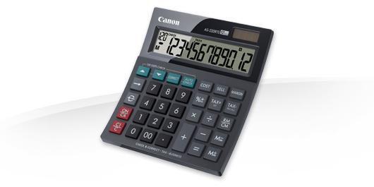 Canon AS-220RTS calcolatrice Desktop Calcolatrice con display Nero (AS-220RTS - DESK CALCULATOR)