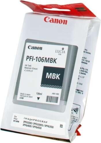 ORIGINAL Canon Cartuccia d'inchiostro Nero (opaco) PFI-106mbk 6620B001 130ml