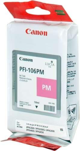 ORIGINAL Canon Cartuccia d'inchiostro magentafoto PFI-106pm 6626B001 130ml