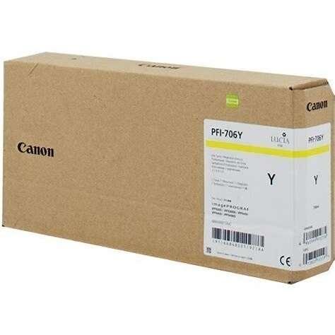 Canon PFI-706 Y cartuccia d'inchiostro 1 pz Originale Resa elevata (XL) Giallo