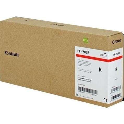 CANON PFI-706R ink red