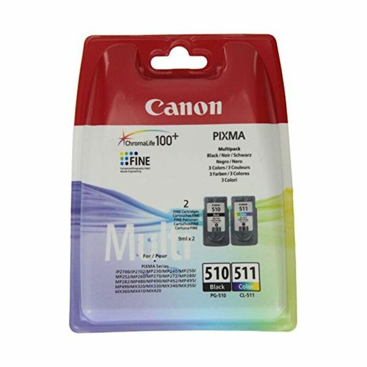 Canon PG-510 / CL-511 cartuccia d'inchiostro 2 pz Originale Nero, Ciano, Magenta, Giallo
