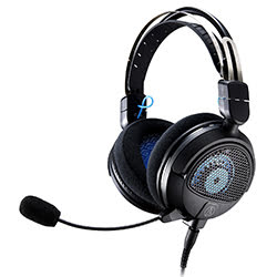 ATH-GDL3, Cablato, Giocare, 10 - 35000 Hz, 220 g, Cuffie, Nero