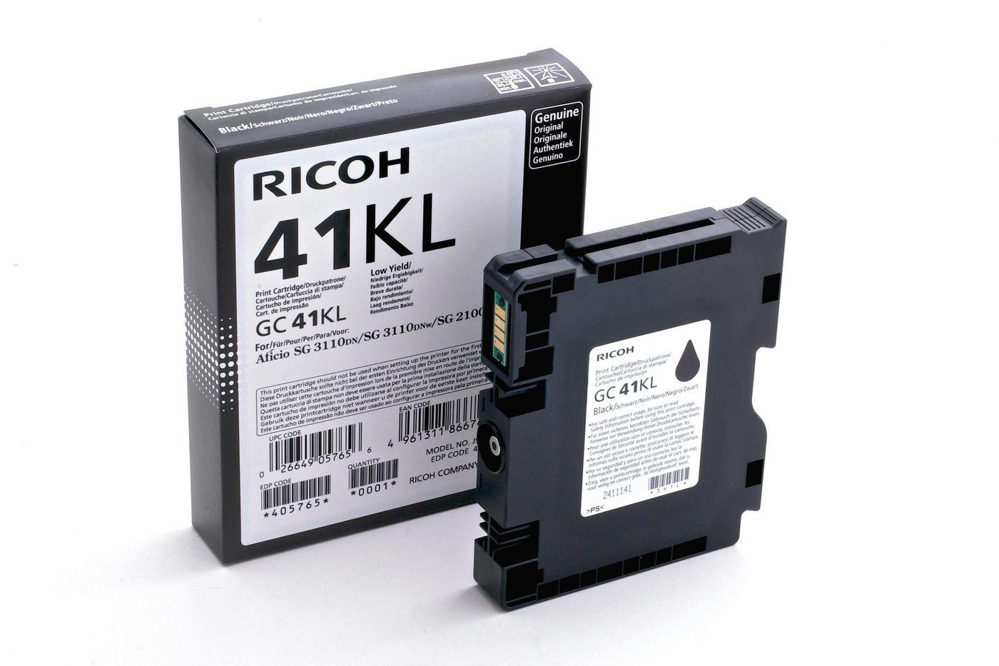 Ricoh 405765 cartuccia d'inchiostro 1 pz Originale Nero
