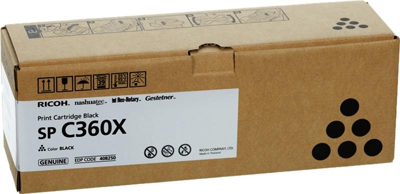 Ricoh 408250 cartuccia toner 1 pz Originale Nero