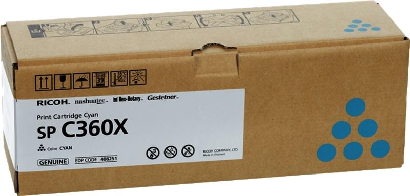 Ricoh 408251 cartuccia toner 1 pz Originale Ciano