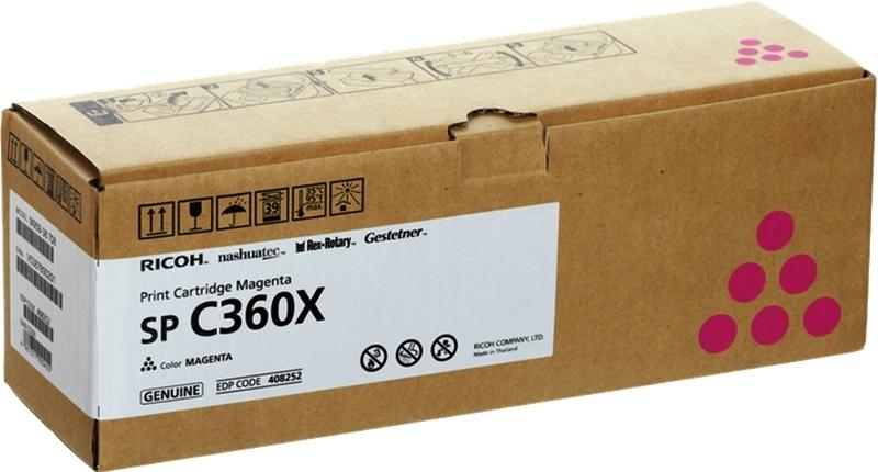 Ricoh 408252 cartuccia toner 1 pz Originale Magenta