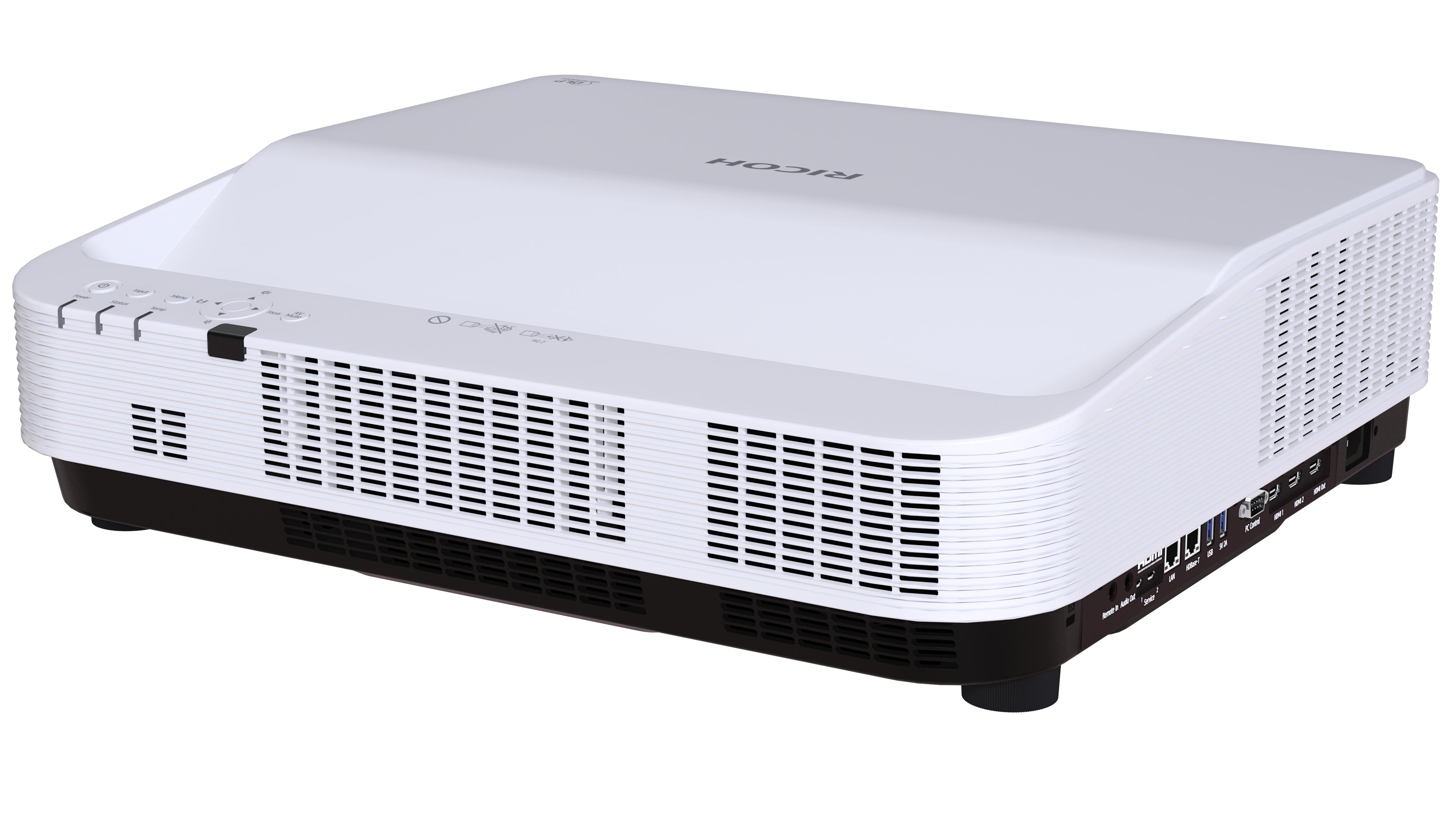 Ricoh PJ UHL3660 videoproiettore Proiettore a raggio ultra corto 6500 ANSI lumen DLP UHD 4K (3840x2160) Bianco