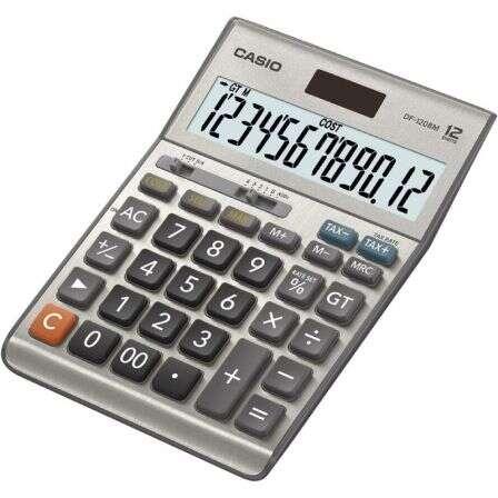 Casio DF-120BM calcolatrice Desktop Calcolatrice di base Nero Grigio (Casio DF-120BM12 Digit Desk Calculator)