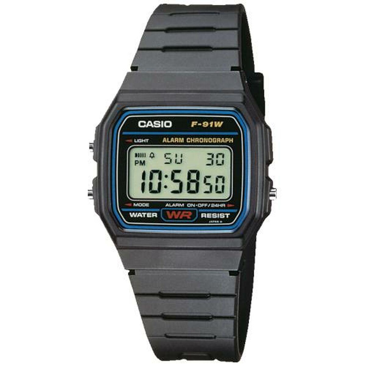 Orologio Unisex Casio F-91W-1YER Nero (ÃƒËœ 35 mm)