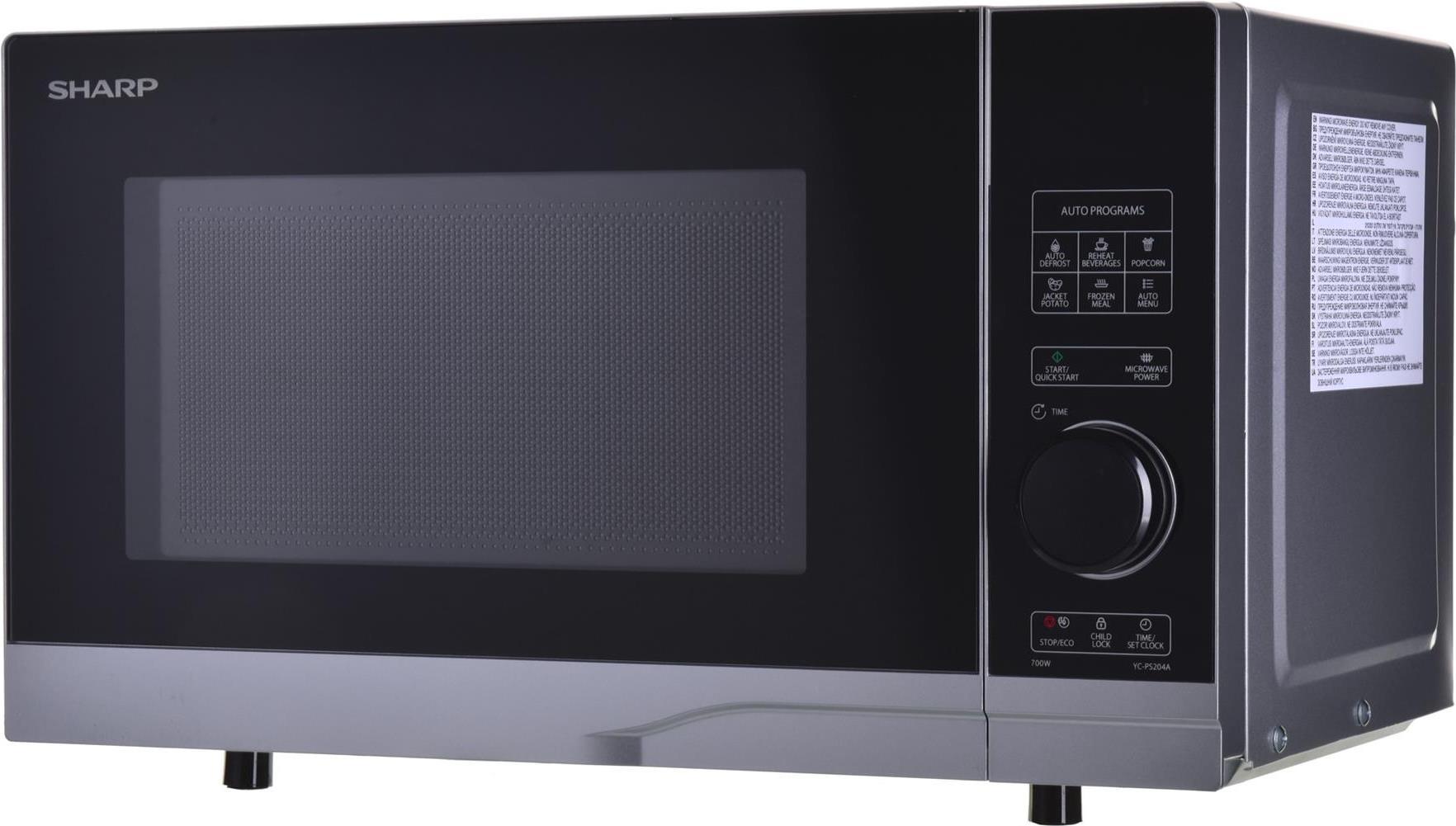 FORNO A MICROONDE SHARP YC-PS204AE-S
