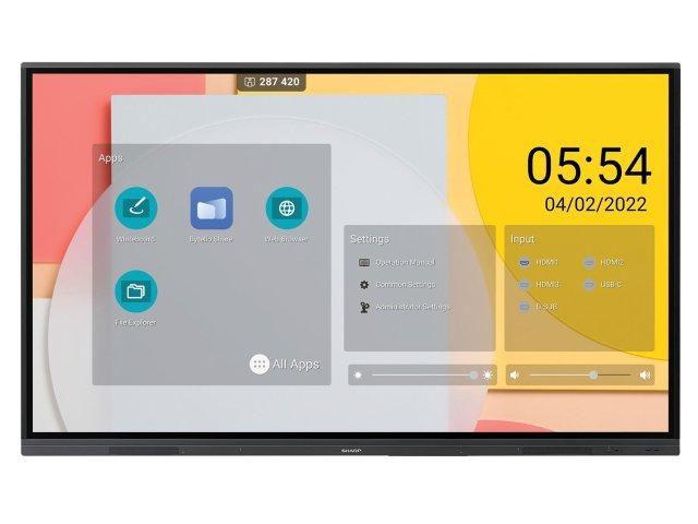 Sharp PN-L752B lavagna interattiva 1905 cm 75 3840 x 2160 Pixel Touch screen Nero (PNL752B - Warranty 36M)