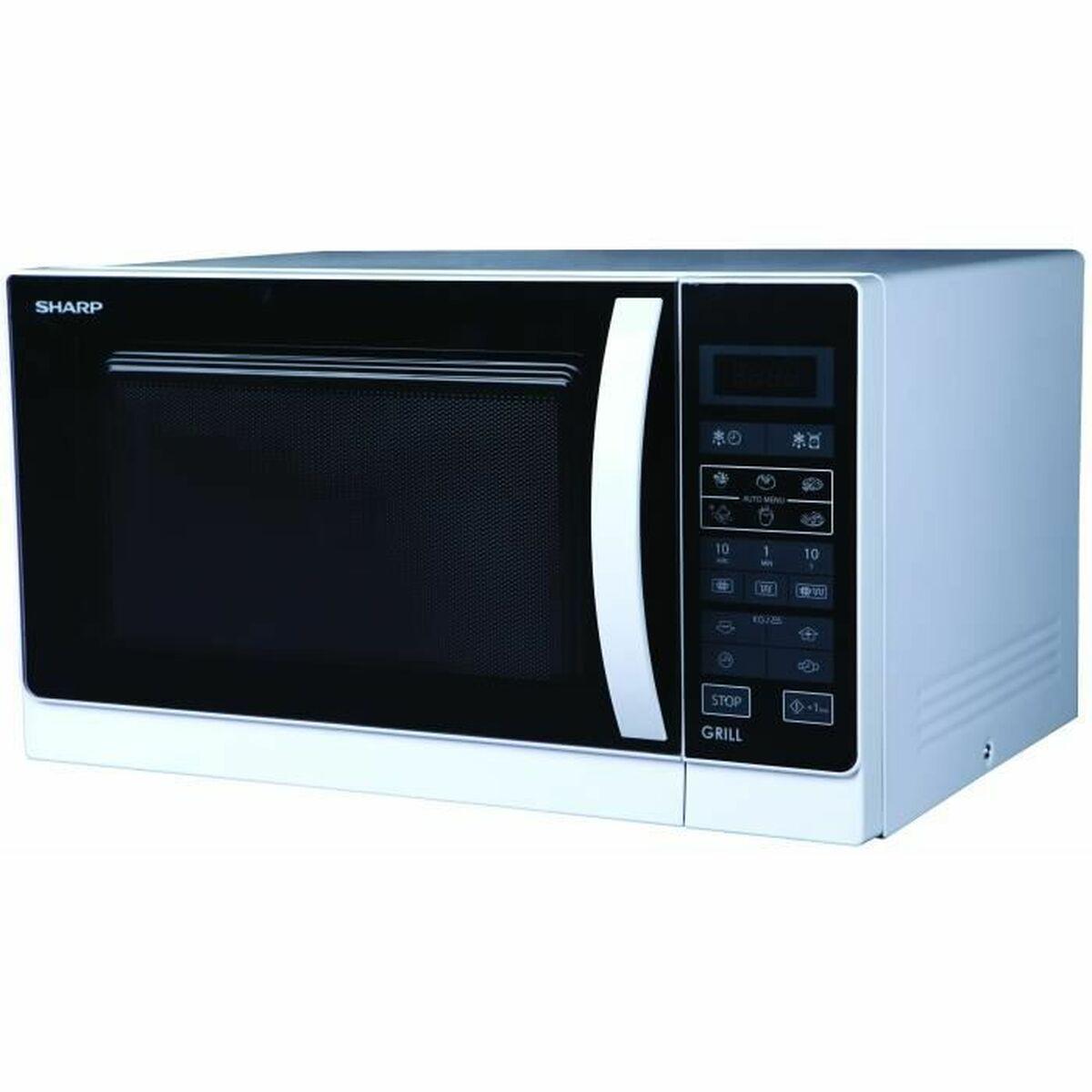 Sharp R-7429(W)W Microblgeovn med grill Hvid