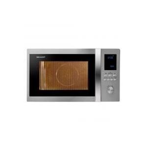 Sharp R-982STWE MicrobÃƒÆ’Ã‚Â¸lgeovn con varmeledning e grill Rustfrit stÃƒÆ’Ã‚Â¥l