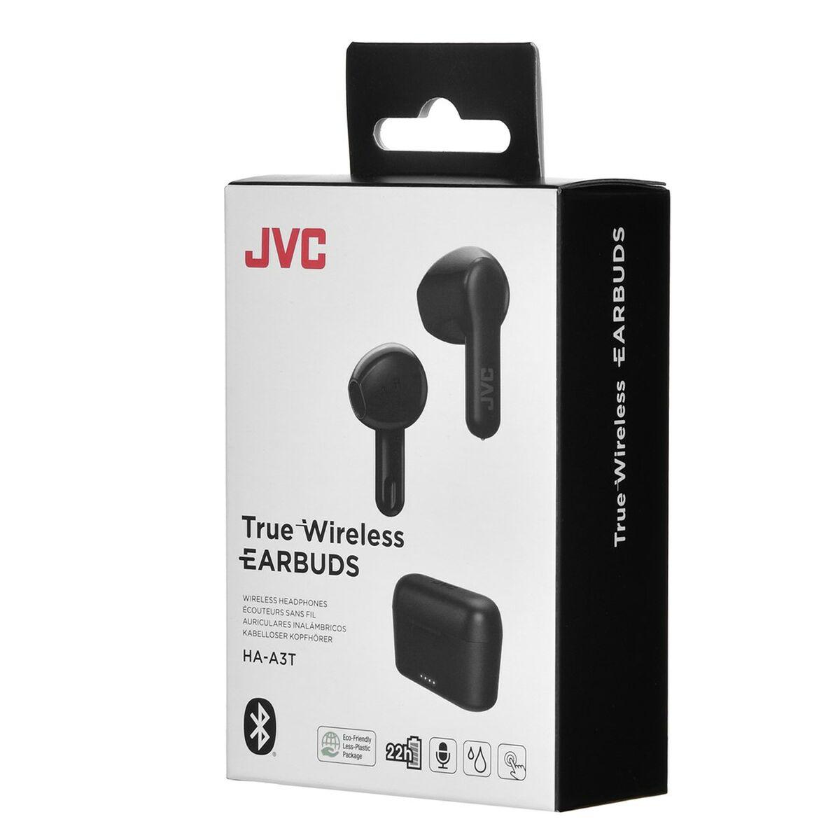 JVC HA-A3T Auricolare True Wireless Stereo [TWS] In-ear Musica e Chiamate Bluetooth Nero (JVC True Wireless Bluetooth Ear Buds