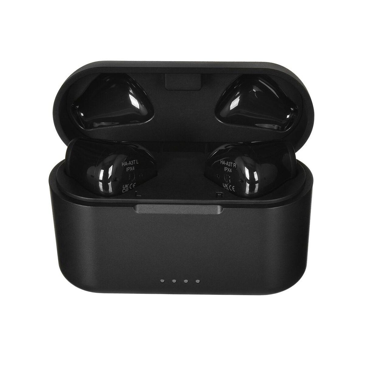 JVC HA-A3T Auricolare True Wireless Stereo [TWS] In-ear Musica e Chiamate Bluetooth Nero (JVC True Wireless Bluetooth Ear Buds