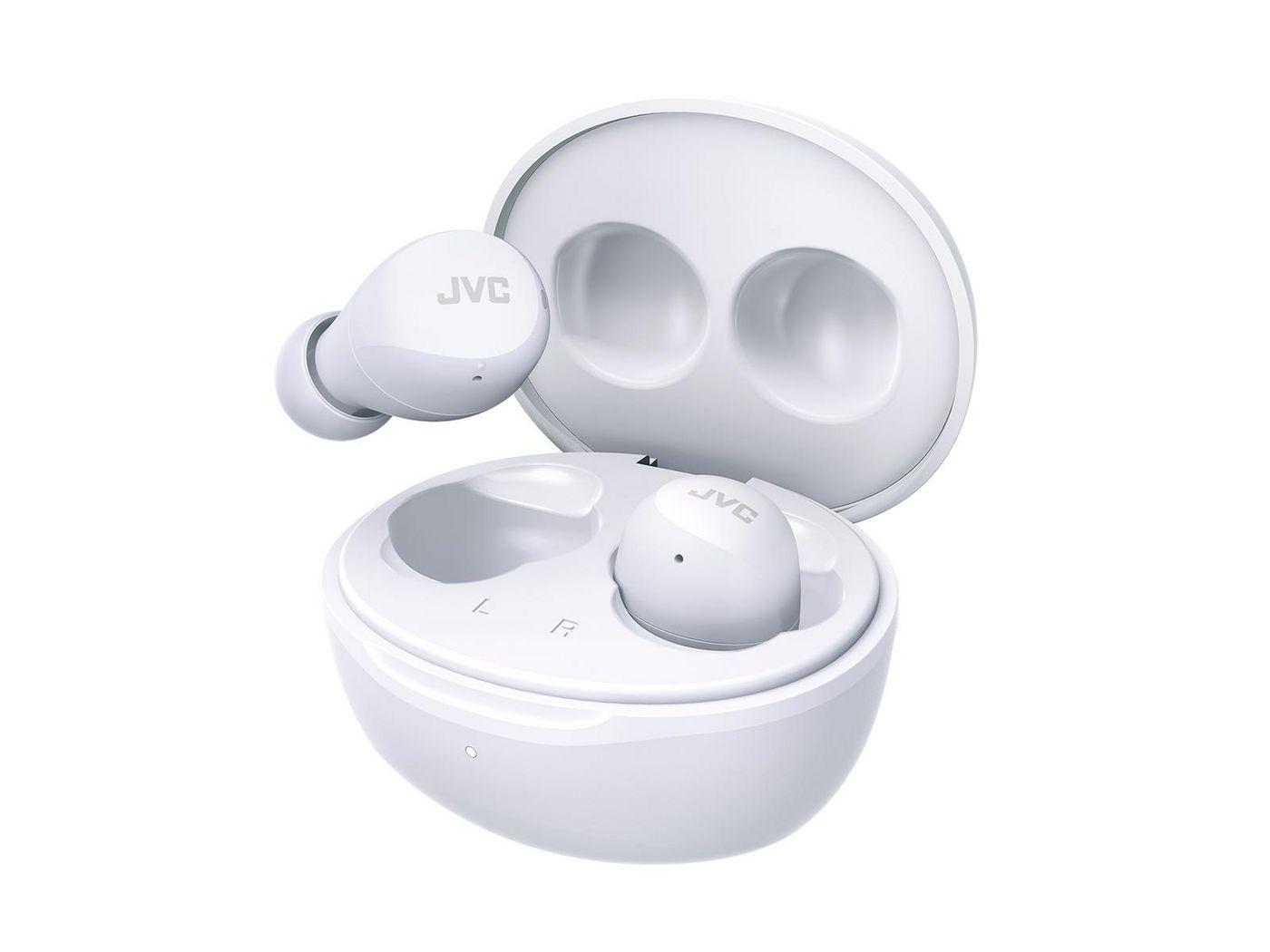 JVC HA-A6T Auricolare True Wireless Stereo TWS In-ear Musica e Chiamate Bluetooth Bianco (JVC HA-A6T Gumy Mini True Wireless Bl