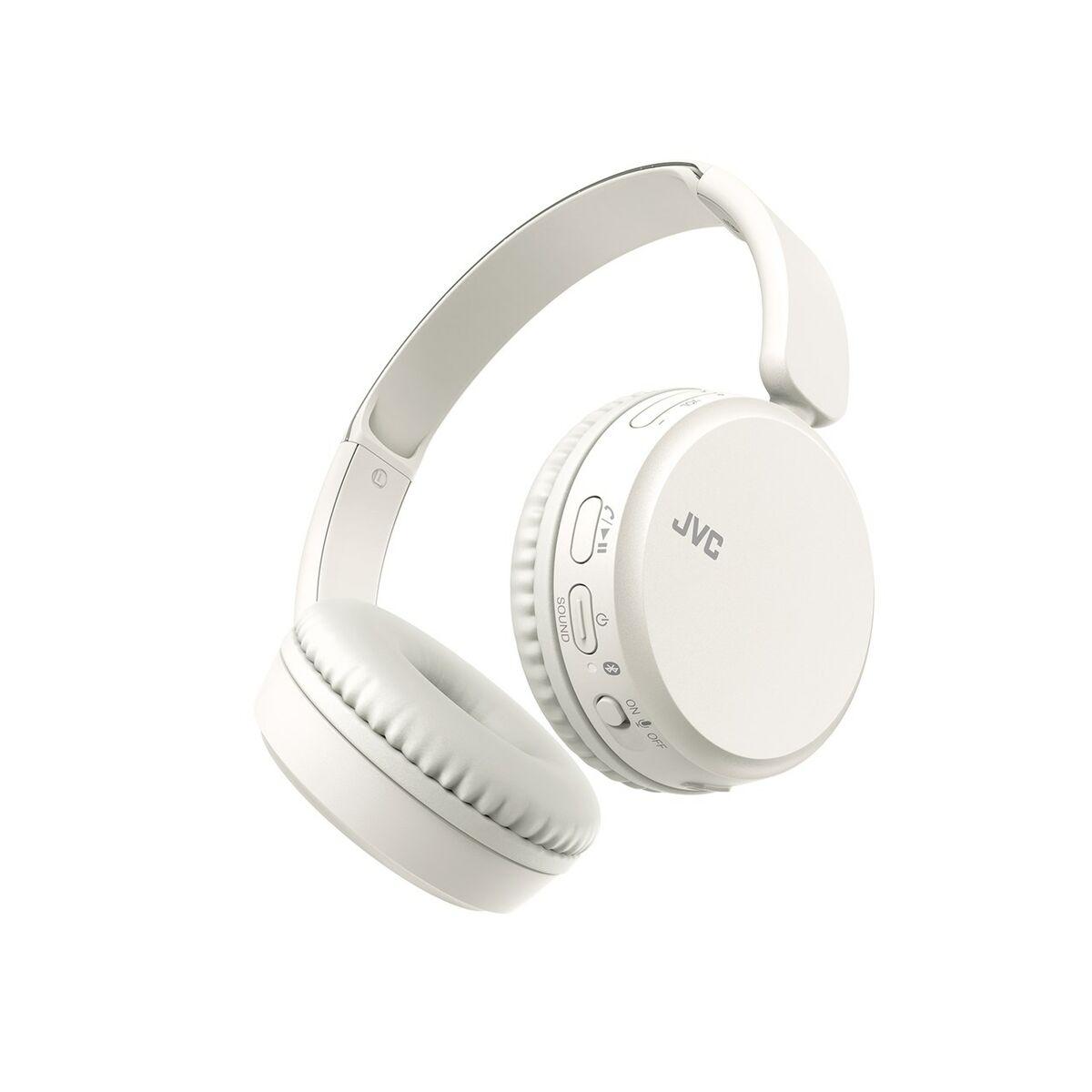 JVC HA-S36W Cuffie Wireless A Padiglione Musica e Chiamate Bluetooth Bianco (JVC Deep Bass On Ear Foldable Wireless Bluetooth H