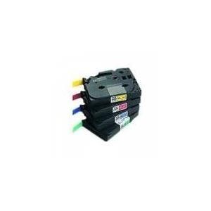Ribbons-flurizzazione del Brother nero su roll arancione (1,2 cm x 8 m) -per p-touch pt-1080, 1150, 1170, 1250, 1290, 1400, 165