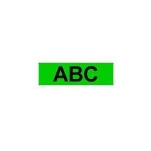 Brother TZ721-BAND-BAND-BANCO SU GREEN-roll (0,9 cm x 8 m) -per p-touch PT-100, 1080, 1280, 1290, 2030, 2470, 2730, E300, PT-GL
