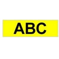 Brother TZS621 - Banda laminata - Black on Yellow - rotolo (0,9 cm x 8 m) - per p -touch 10xx, 1180, 12xx, 1400, 16xx, 18, 1830