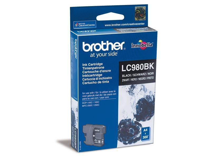 Brother LC-980BK cartuccia d'inchiostro 1 pz Originale Nero