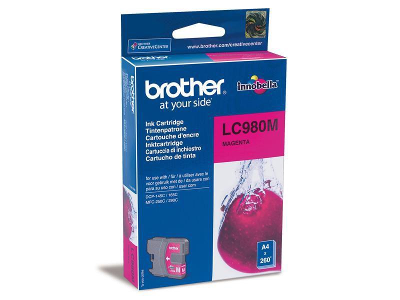 Brother LC-980M cartuccia d'inchiostro 1 pz Originale Magenta