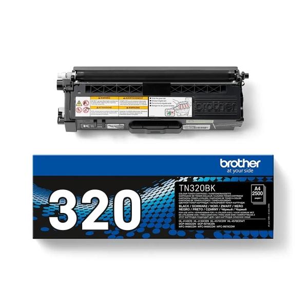 Brother TN-320BK cartuccia toner 1 pz Originale Nero