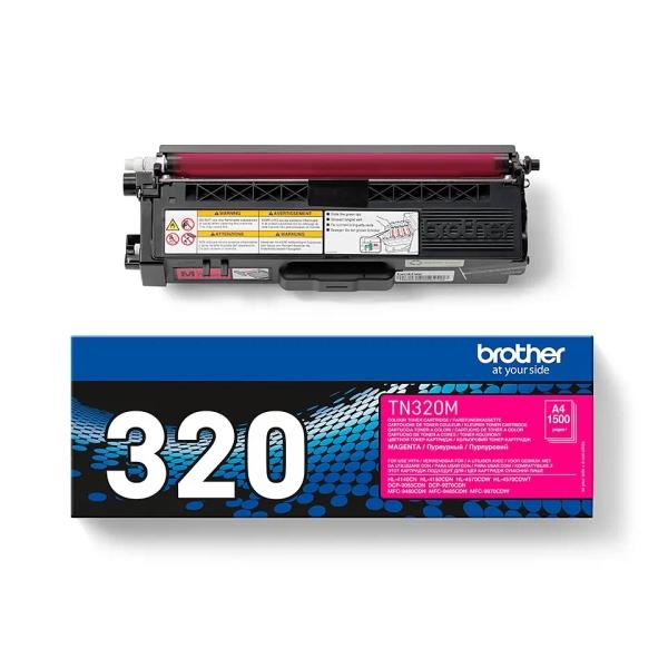 Brother TN-320M cartuccia toner 1 pz Originale Magenta