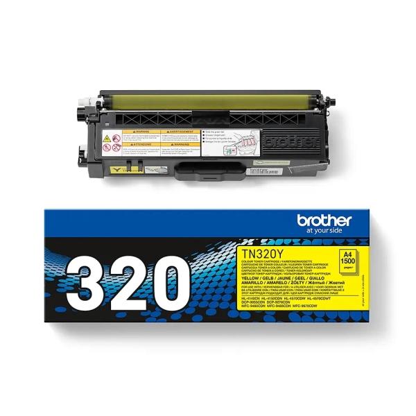 Brother TN-320Y cartuccia toner 1 pz Originale Giallo