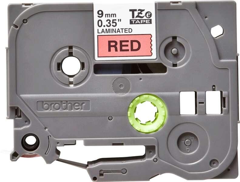 Brother TZE-421 nastro per etichettatrice Nero su rosso