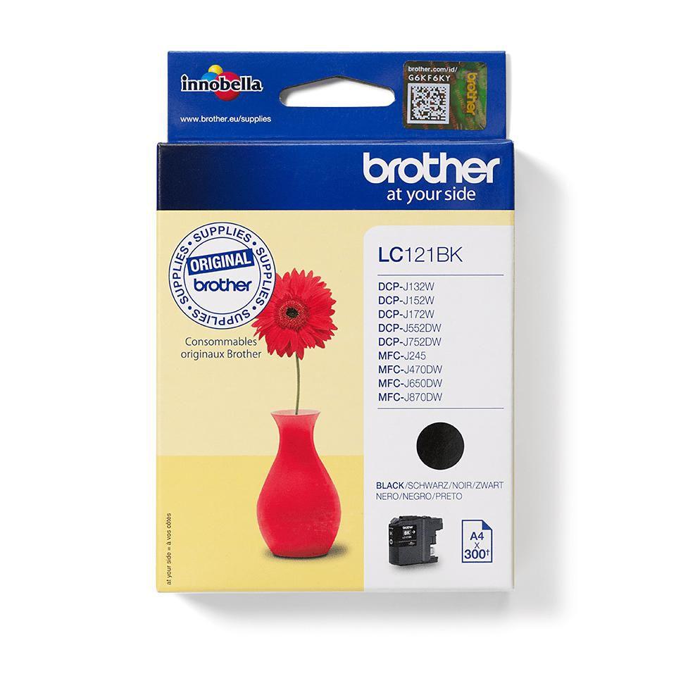 Brother LC-121BK cartuccia d'inchiostro Originale Nero