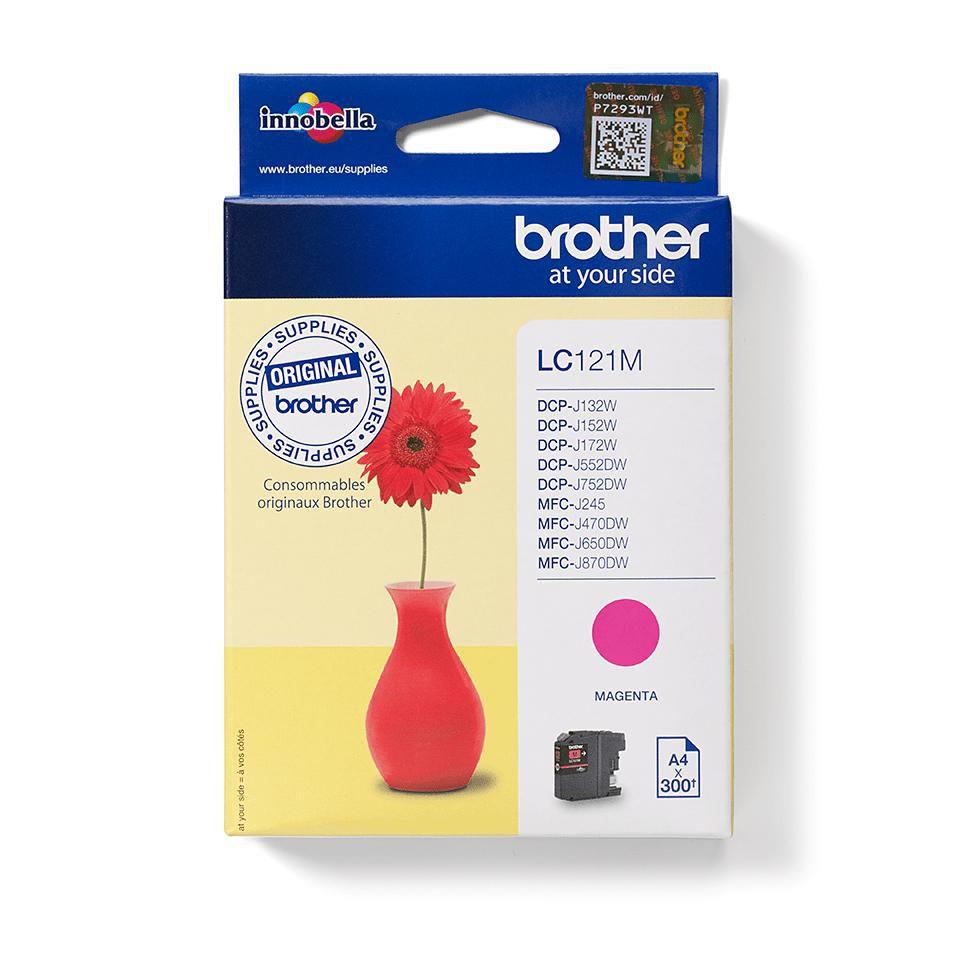Brother LC-121M cartuccia d'inchiostro 1 pz Originale Magenta
