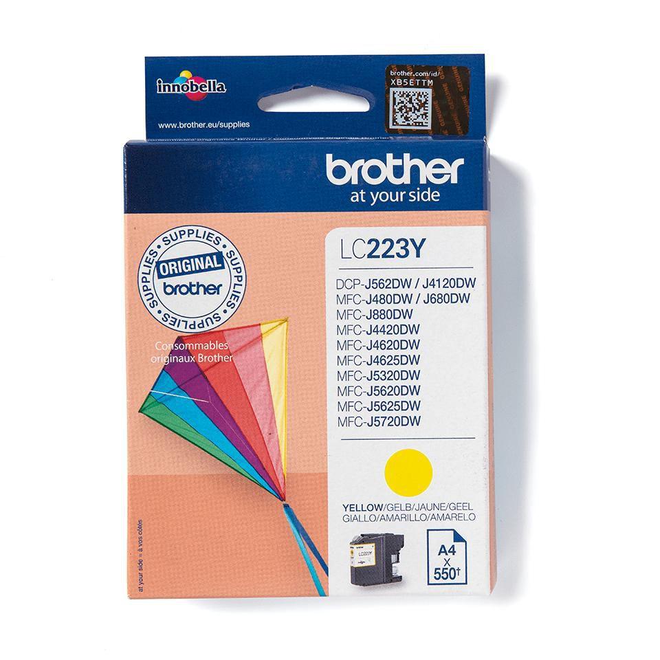 Brother LC-223Y cartuccia d'inchiostro 1 pz Originale Giallo