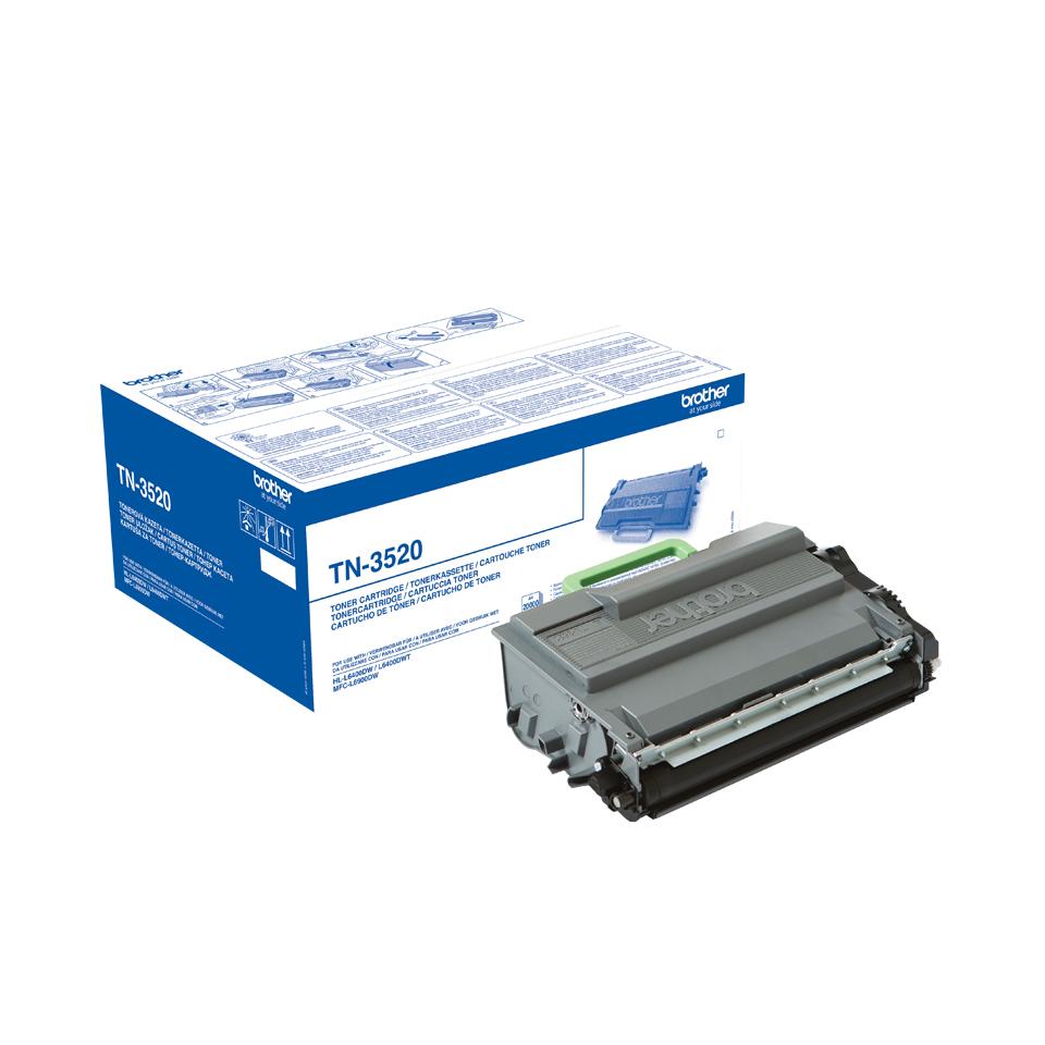 Brother TN-3520P cartuccia toner 1 pz Originale Nero
