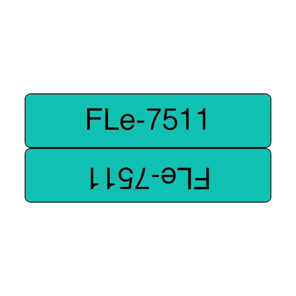 FLE7511 BLACK ON GREEN
