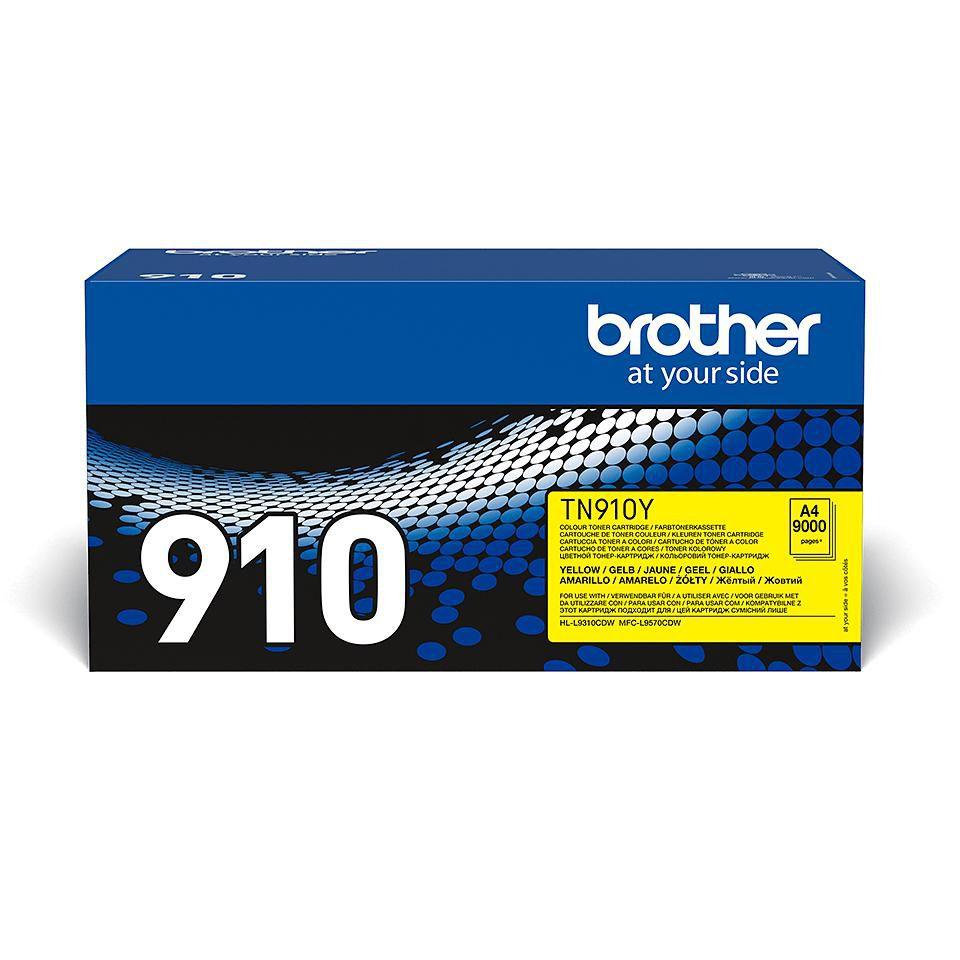 ORIGINAL Brother toner giallo TN-910Y 910 ~9000 Seiten