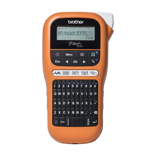 Brother PT-E110VP Etichettatrice per il settore elettrico (PT-E110VP Handheld - Electrician Label Printer - Nordic Version - Wa
