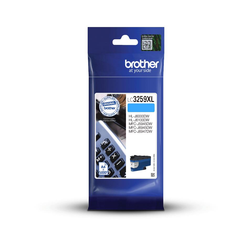 Brother LC3259XLCP cartuccia toner 1 pz Originale Ciano (Brother LC - original bl?kpatron) [LC3259XLCP]
