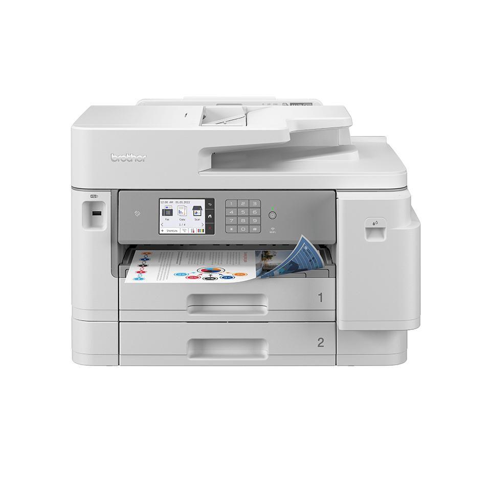 MULTIFUNZIONE BROTHER INK MFC-J5955DW A3 (solo in stampa) 30ipm 512MB 250250FF FAX DADF Single Pass LAN USB2.0 WiFi LCD 8.8cm