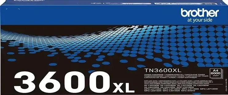 TONER BROTHER TN-3600XL Nero 6.000PP X HL-L5210DN HL-L5210DW HL-L6210DW DCP-L5510DW MFC-L5710DN MFC-L5710DW MFC-L6710DW