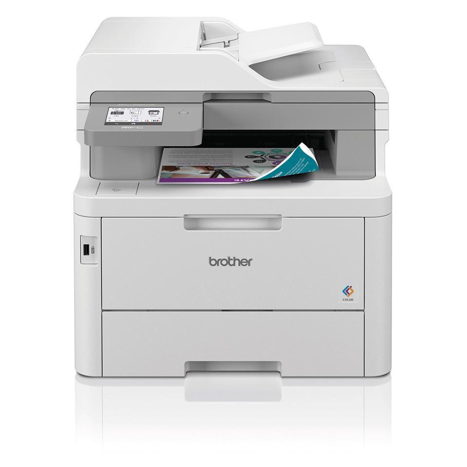 MULTIFUNZIONE BROTHER LASER COLORI MFC-L8390CDW A4 30PPM 512MB 250FF FAX DADF Single Pass DUPLEX LAN USB2.0 WiFi LCD 8.8cm