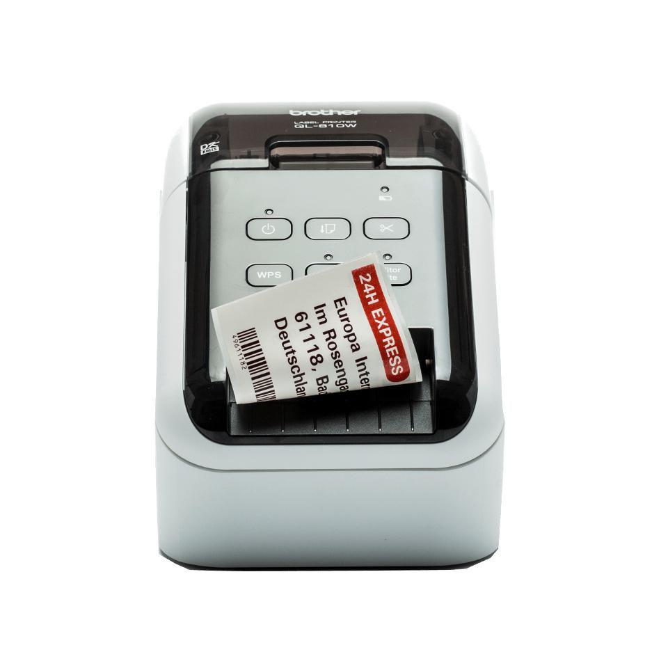 Brother QL-810WC stampante per etichette CD Termica diretta A colori 300 x 600 DPI Con cavo e senza cavo Collegamento ethernet