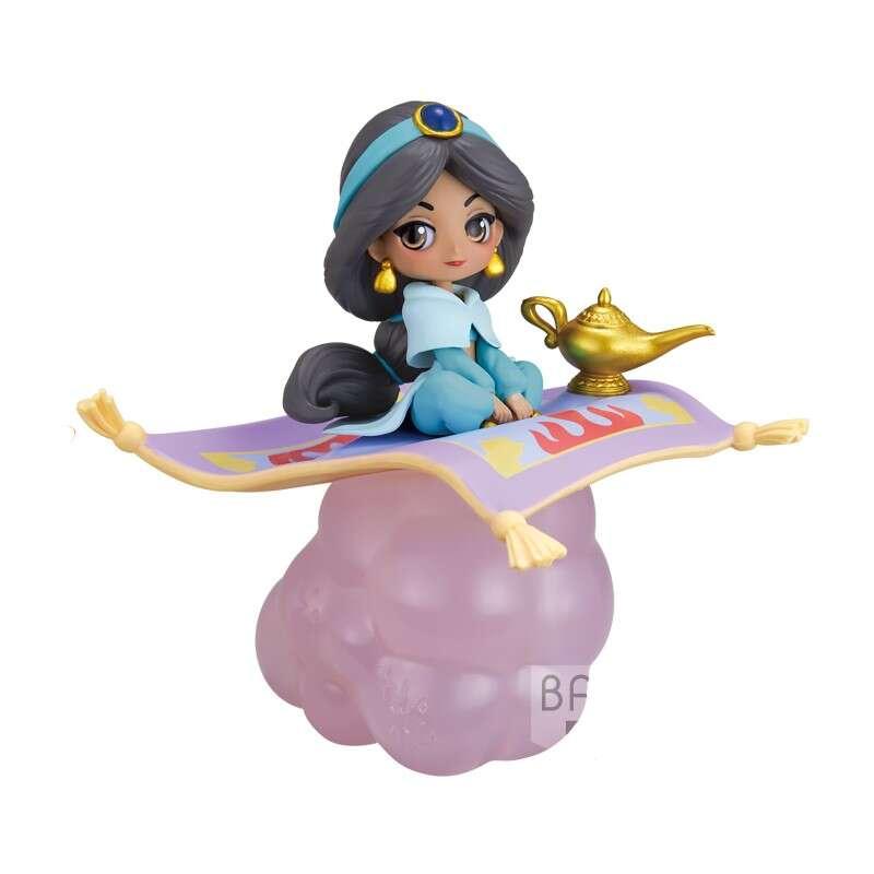 Banpresto Disney Stories Aladdin Q Posket Jasmine Ver B - Figura da collezione - Altezza 10 cm circa. - Realizzato in PVC e ABS