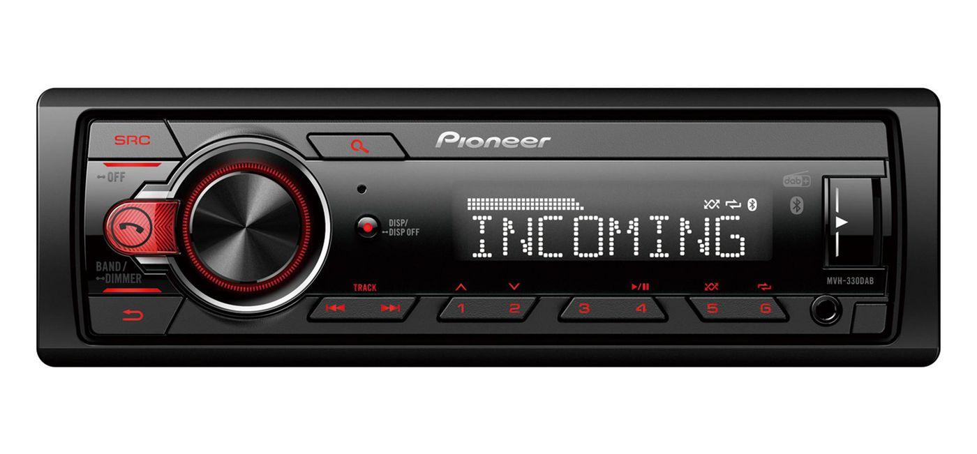 MVH-330DAB, nero, 1 DIN,...