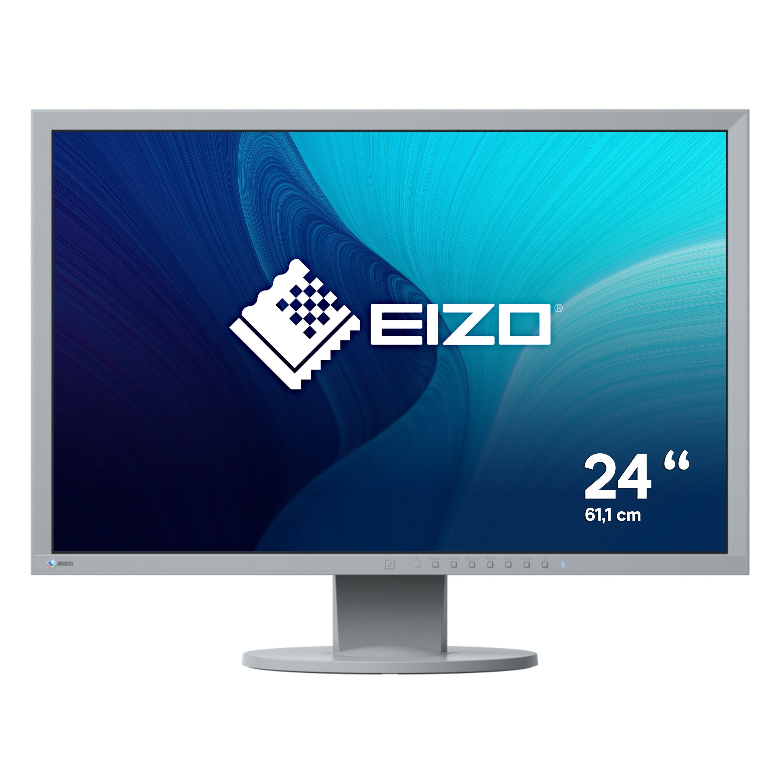 EIZO FlexScan EV2430-GY LED display 612 cm (24.1") 1920 x 1200 Pixel WUXGA Grigio