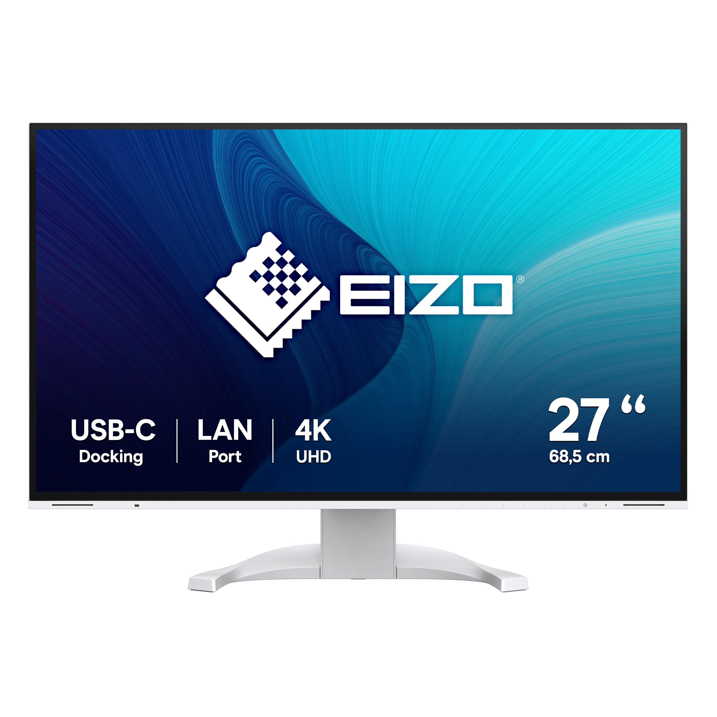 EIZO FlexScan EV2740X-WT Monitor PC 686 cm (27") 3840 x 2160 Pixel 4K Ultra HD LCD Bianco