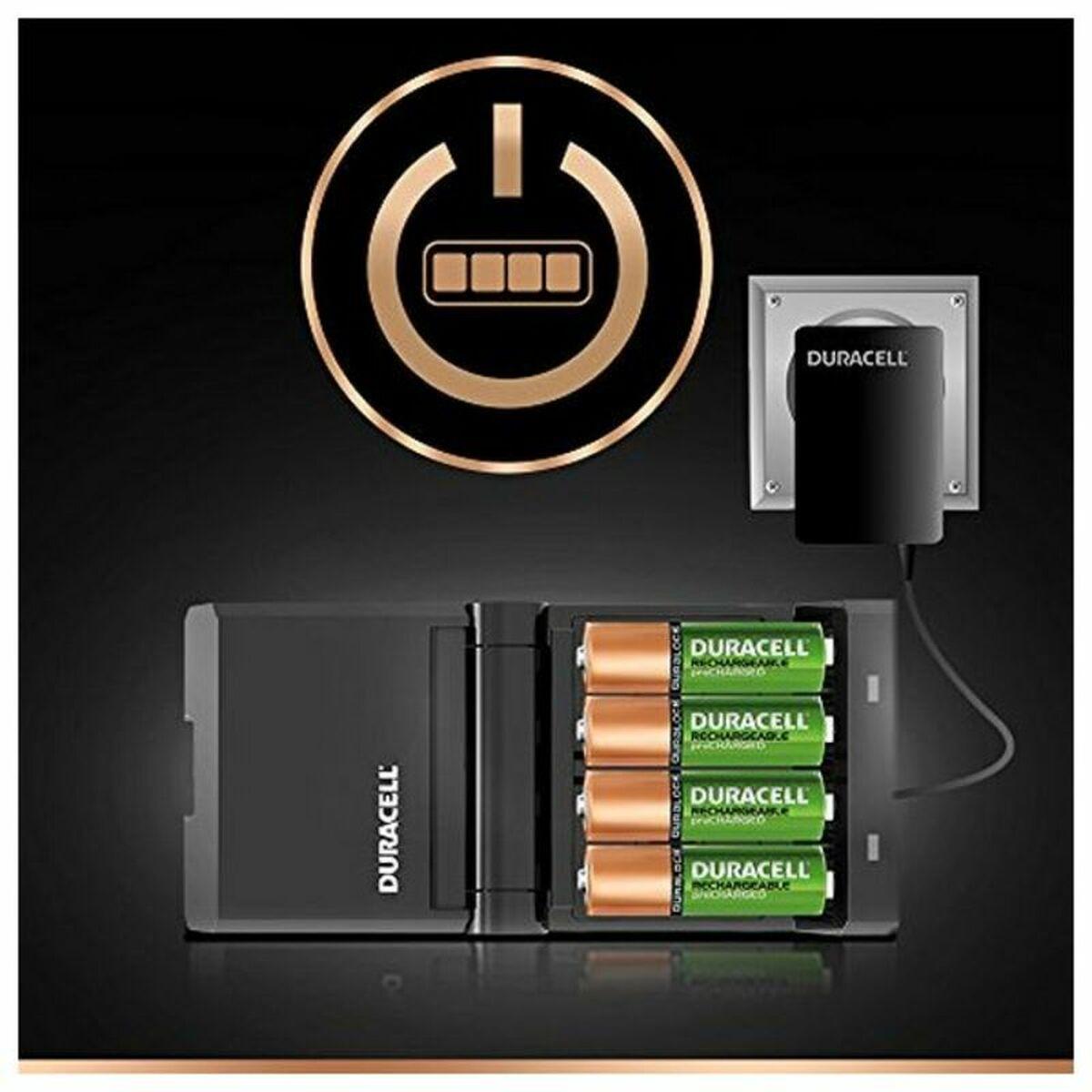 Duracell 45m Charger + 2 x AA/AAA