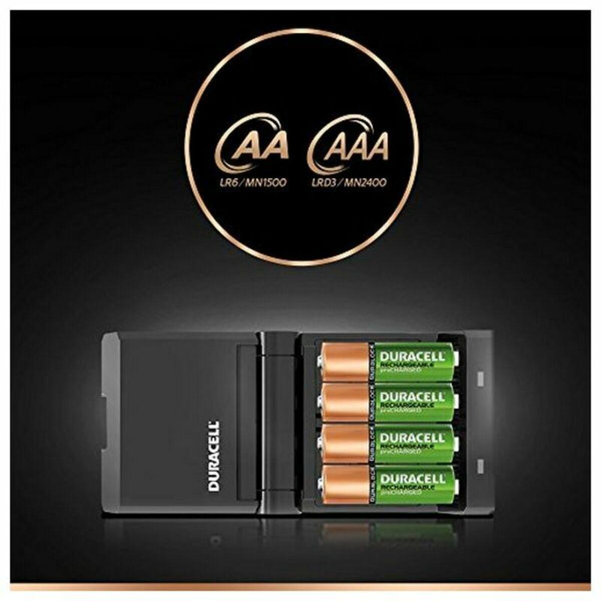 Duracell 45m Charger + 2 x AA/AAA